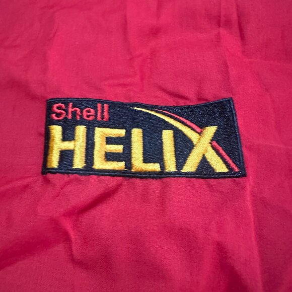Shell Helix Ferrari RPM Men's Red Button Front SS Shirt 3XL XXXL - Picture 3 of 7